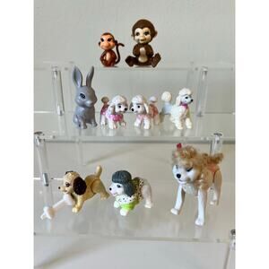 Vintage Polly Pocket, Barbie Zoo or Dog Groomer Playset REPLACEMENT Pet Lot